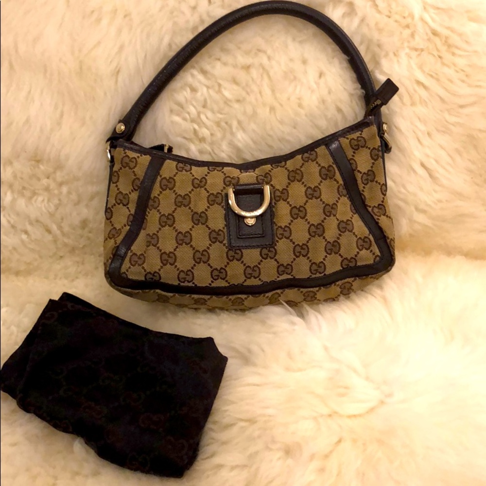 Authentic Gucci Abbey small hobo shoulder bag
